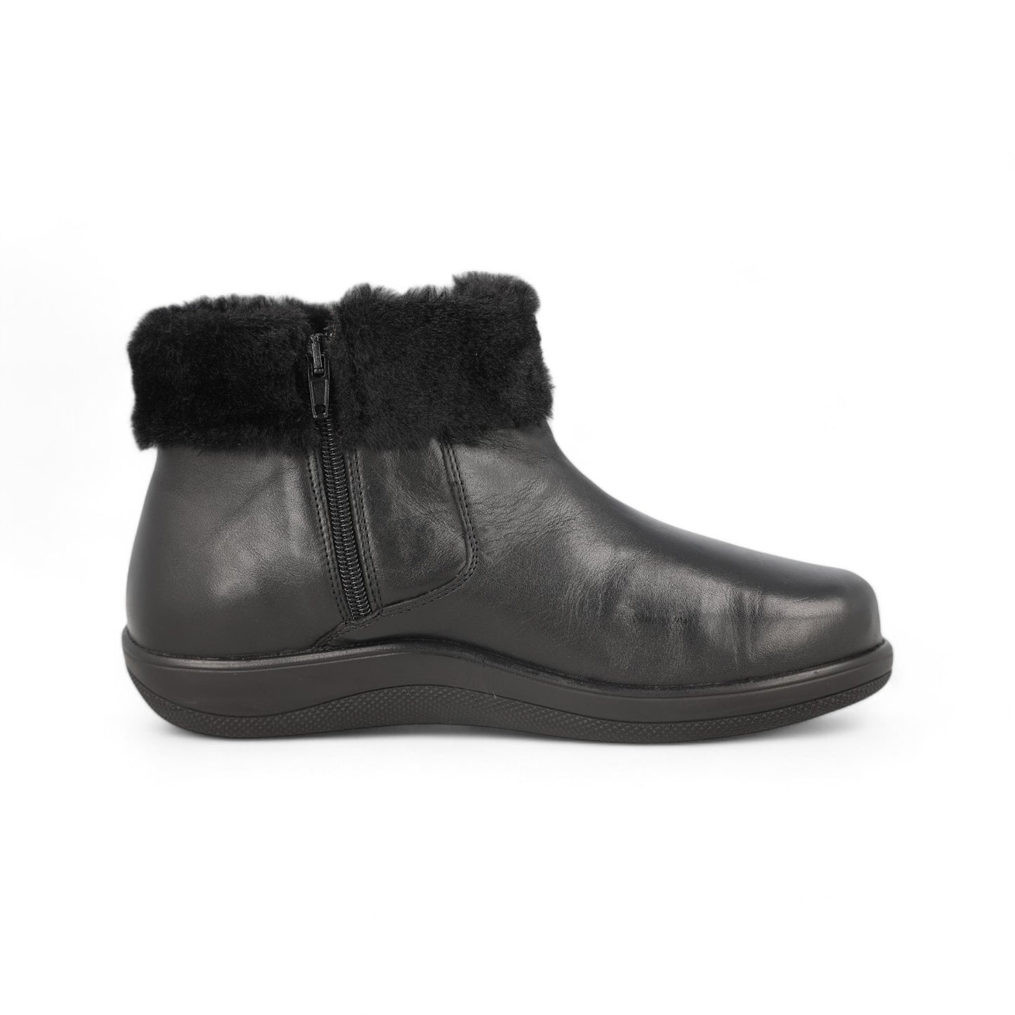 DB Wide Side Zip Boots - Ludlow Black