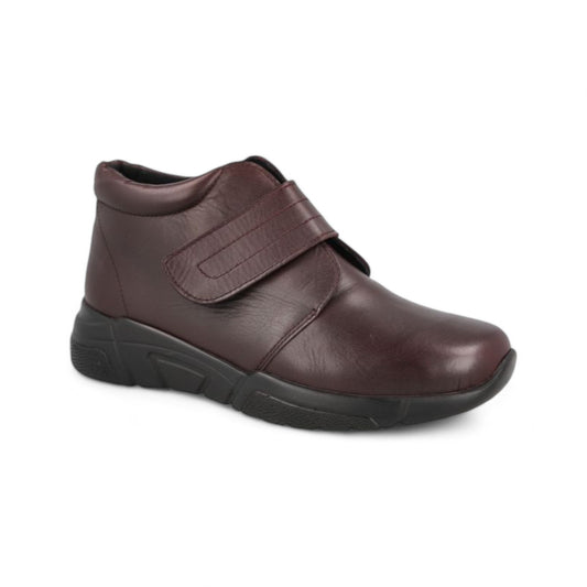 DB Wide Touch Fastening Boots - Bay Burgundy Stretch