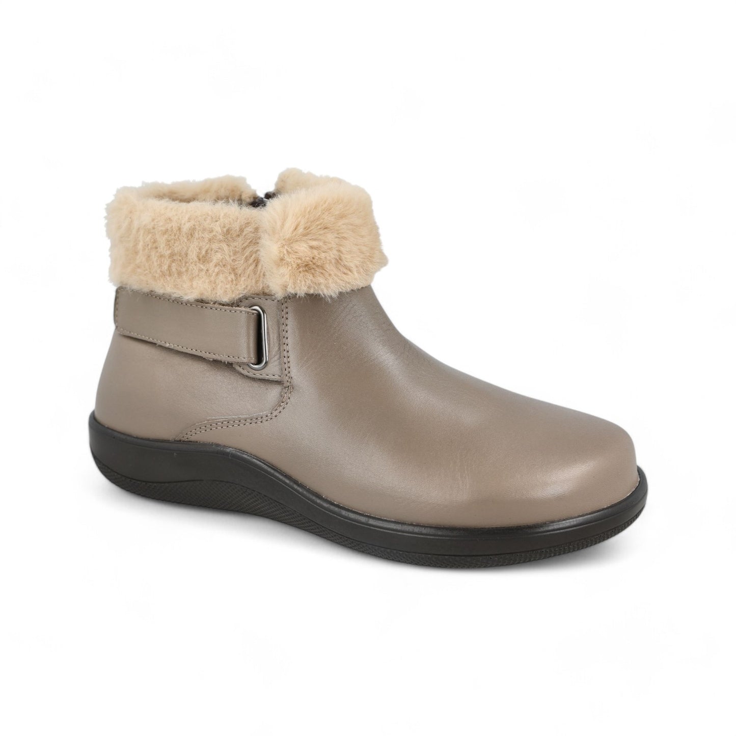 DB Wide Side Zip Boots - Ludlow Taupe